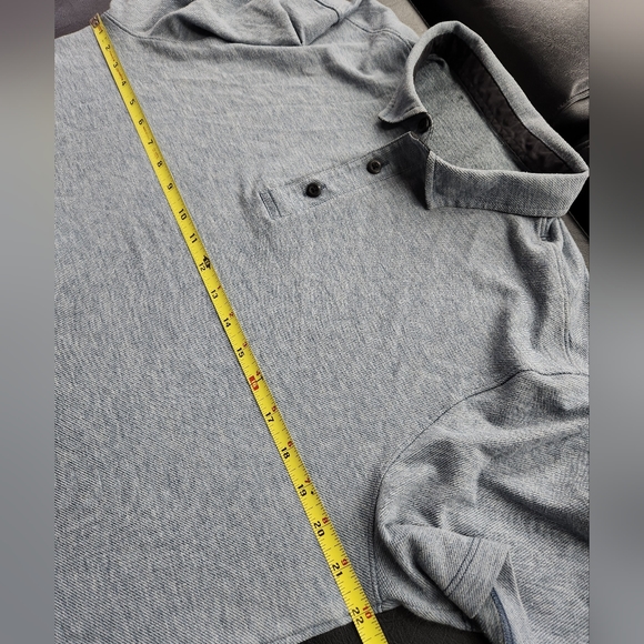 Lululemon Men's Blue Lightweight Golf Polo Performance Shirt Size Large - Picture 6 of 7